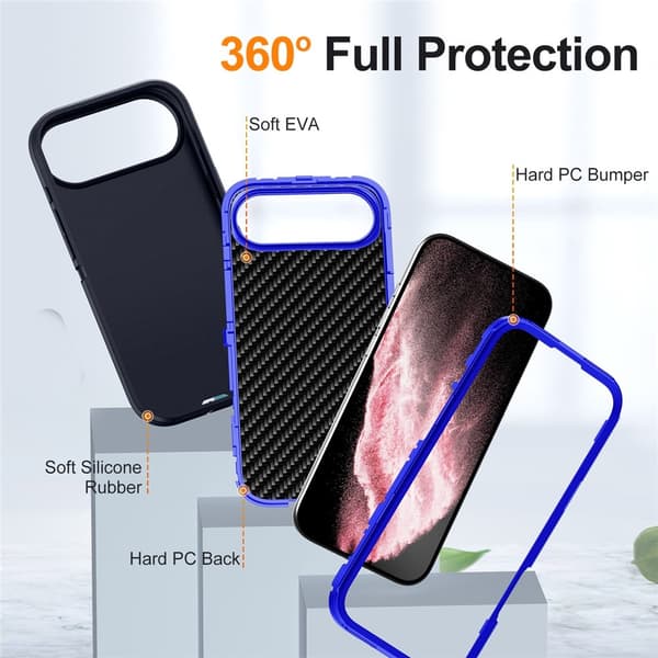 iPhone Air Skal Extreme Shockproof Blå