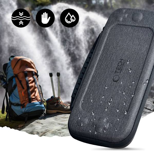 Tech-Protect Nintendo Switch 2 Förvaringsväska Hardpouch Grå