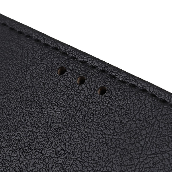 Motorola Moto G10/G20/G30 - Läder Fodral - Svart Black Svart