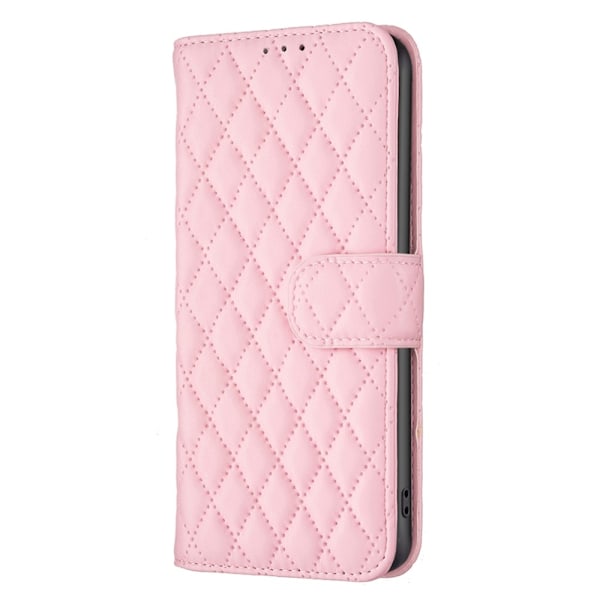 Motorola Moto G35 5G Fodral Diamond Läder Rosa