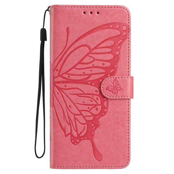 Honor 400 Lite Fodral Fjäril Tryck Rosa