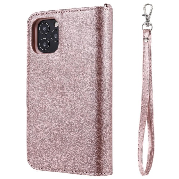 iPhone 12 / 12 Pro - 2in1 Magnet Skal / Plånboksfodral - Roséguld Roséguld Roséguld