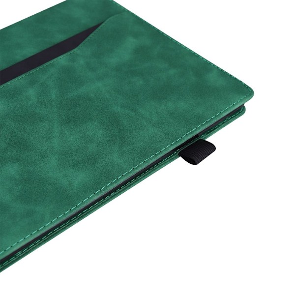 Lenovo Tab M10 Plus Gen 3 Fodral Frontficka Och Pennhållare Grön