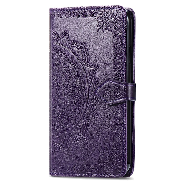 Samsung Galaxy A04s / A13 5G Fodral Mandala Läder Lila