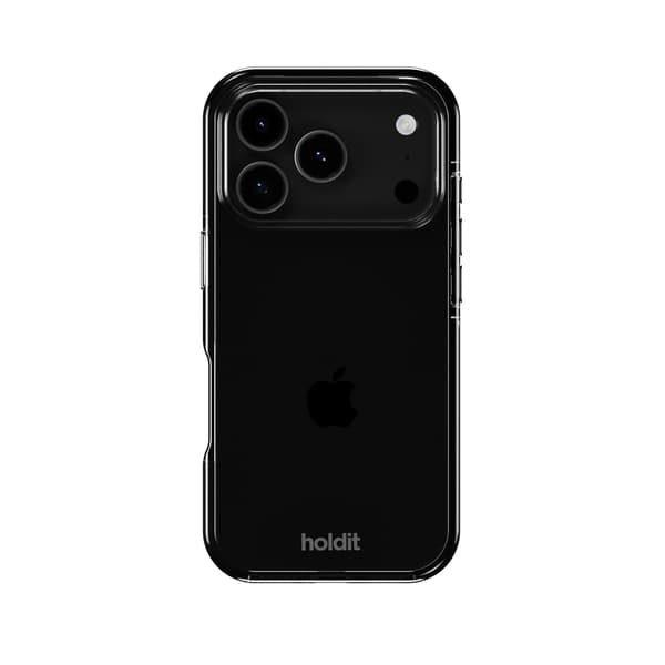 holdit iPhone 17 Pro Mobilskal Seethru Svart