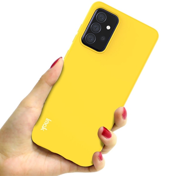 Samsung Galaxy A72 - IMAK Skin Touch Skal - Gul Yellow Gul