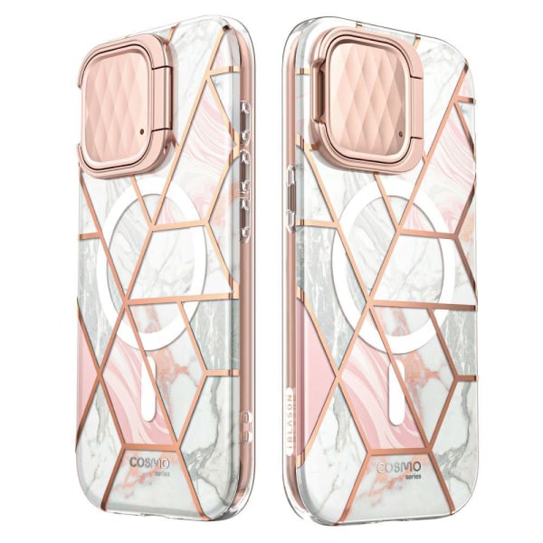 Supcase iPhone 15 Pro Skal MagSafe Cosmo Marmor