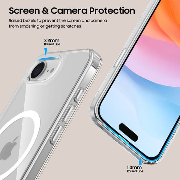 Tech-Protect iPhone 17e / 16e Skal MagSafe FlexAir Hybrid