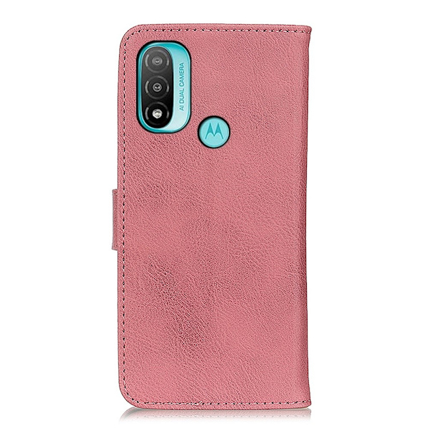 KHAZNEH Motorola Moto E20 / E40 Fodral Läder Rosa
