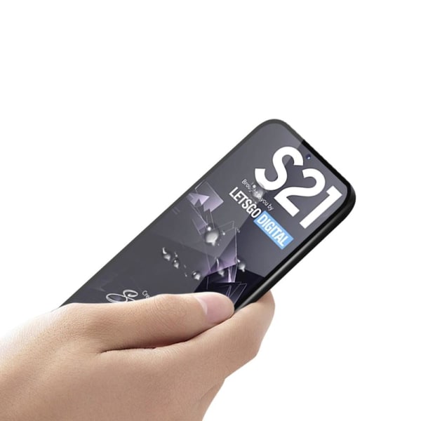 Samsung Galaxy S21 - PINWUYO Heltäckande Skärmskydd I Härdat Gla