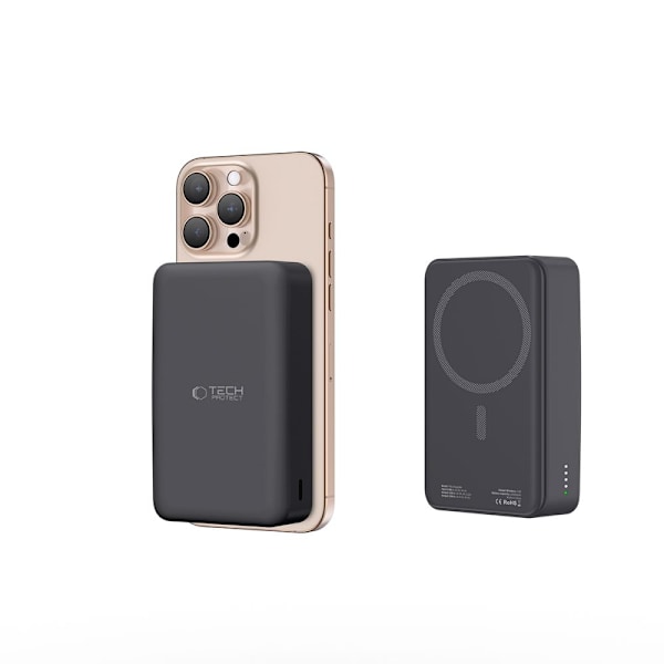Tech-Protect 20000 mAh MagSafe Powerbank LifeMag Svart