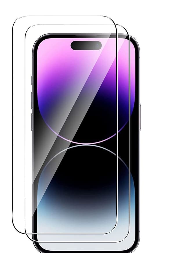2-Pack iPhone 17/17 Pro Härdat Glas Skärmskydd