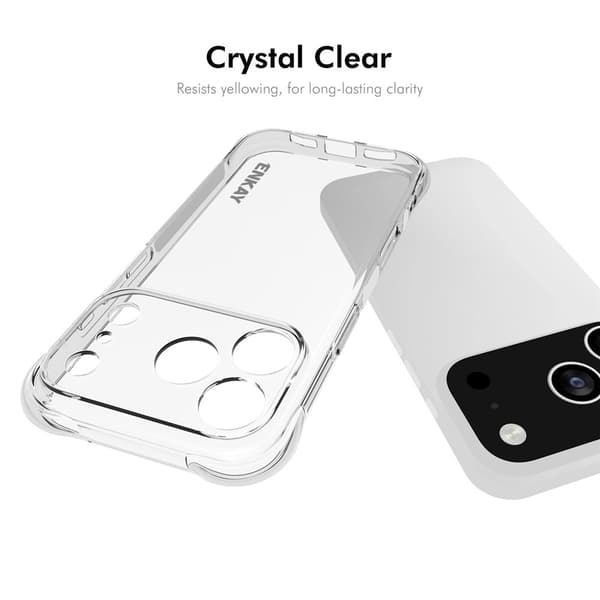 ENKAY iPhone 17 Pro Max Skal Shockproof TPU Transparent