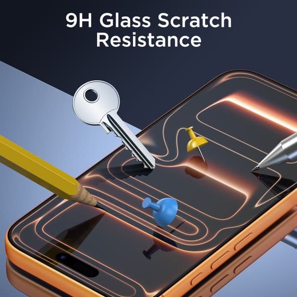 Tech-Protect iPhone 17/17 Pro/16 Pro 10-PACK Skärmskydd Härdat Glas
