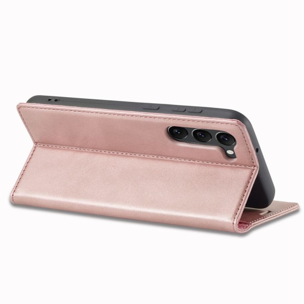 LC.IMEEKE Samsung Galaxy S23 Fodral Flip Läder Roséguld