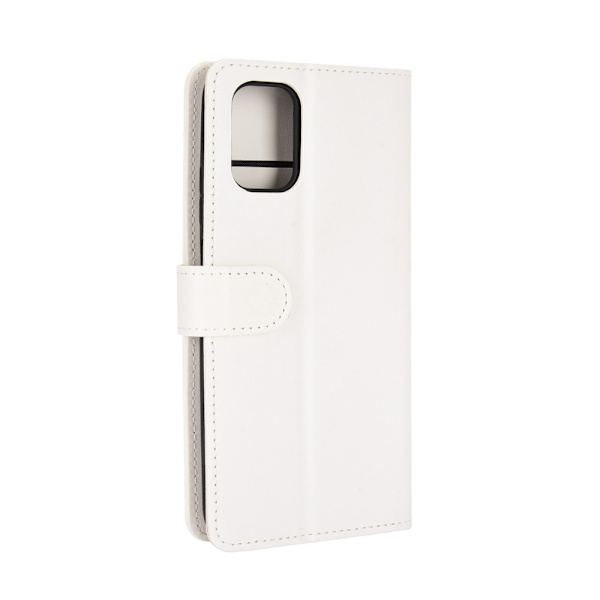 Xiaomi Redmi 9T - Crazy Horse Läder Fodral - Vit White Vit
