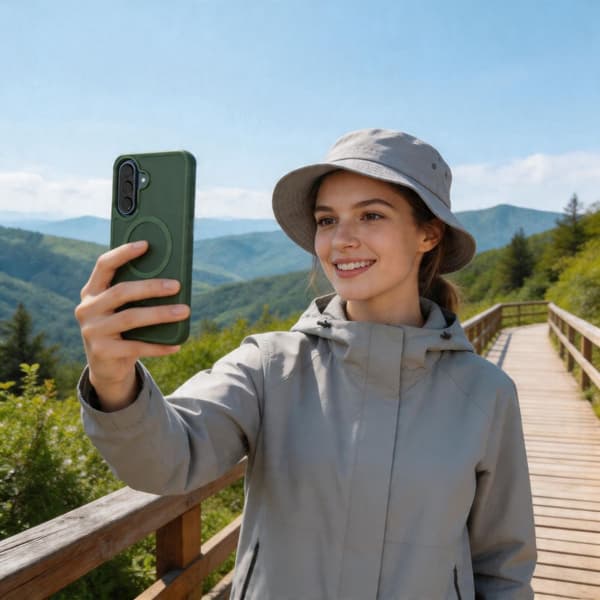 Tech-Protect Galaxy A37/A36/A56 Skal MagSafe MagMat Grön
