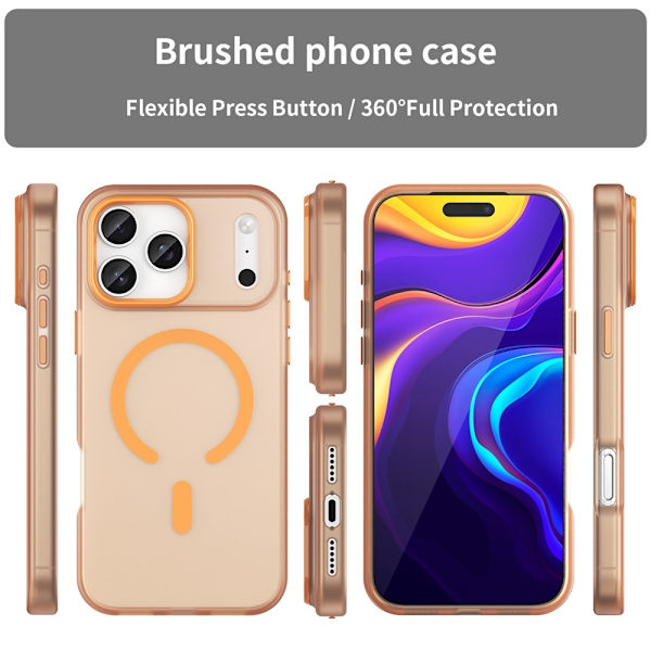 iPhone 17 Pro Max Skal MagSafe Hybrid Orange