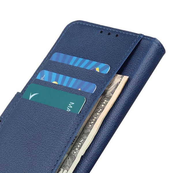 Samsung Galaxy S20 Plus - Litchi Plånboksfodral - Blå Blue Blå