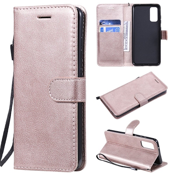 Samsung Galaxy S20 - Plånboksfodral - Roséguld Roséguld Roséguld
