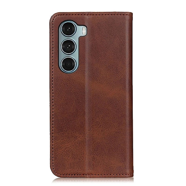 Motorola Moto G200 Fodral Flip Läder Brun