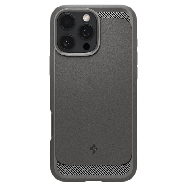 Spigen iPhone 16 Pro Max Skal MagSafe Rugged Armor Grå