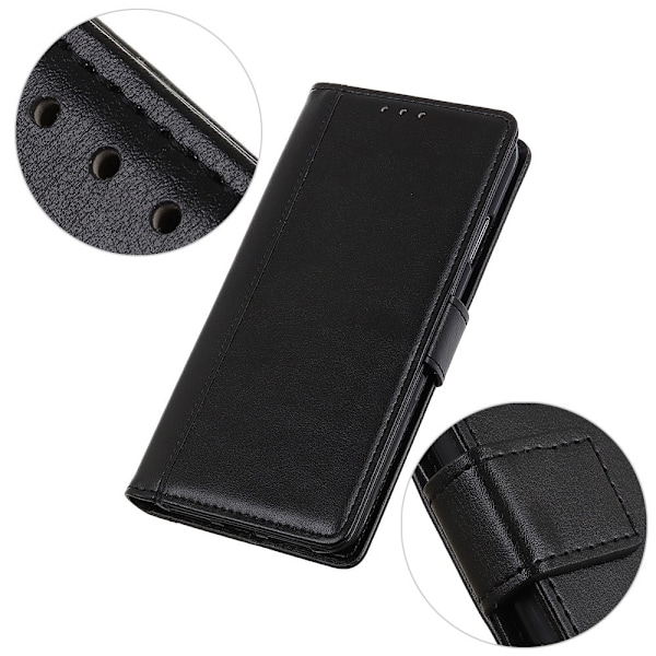 KHAZNEH Samsung Galaxy S23 Plus Fodral Läder Svart