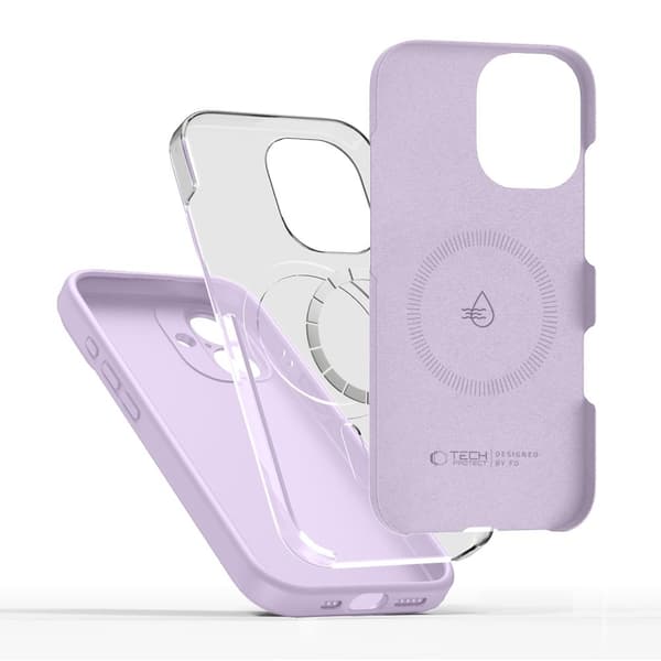 Tech-Protect iPhone 17 Skal MagSafe Silicone Mauve