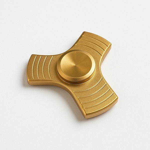 Fidget Spinner Trio Metall - Guld