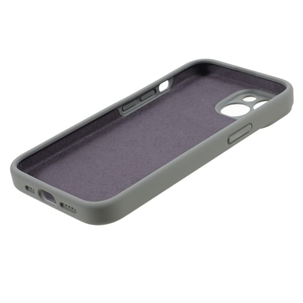 iPhone 15 Plus Skal Liquid Silikon Ljus Grön