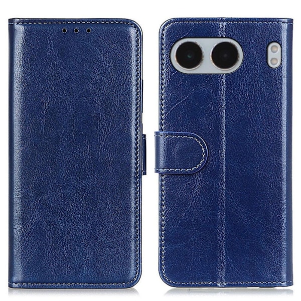 OnePlus Nord 4 Fodral Crazy Horse Retro Blå