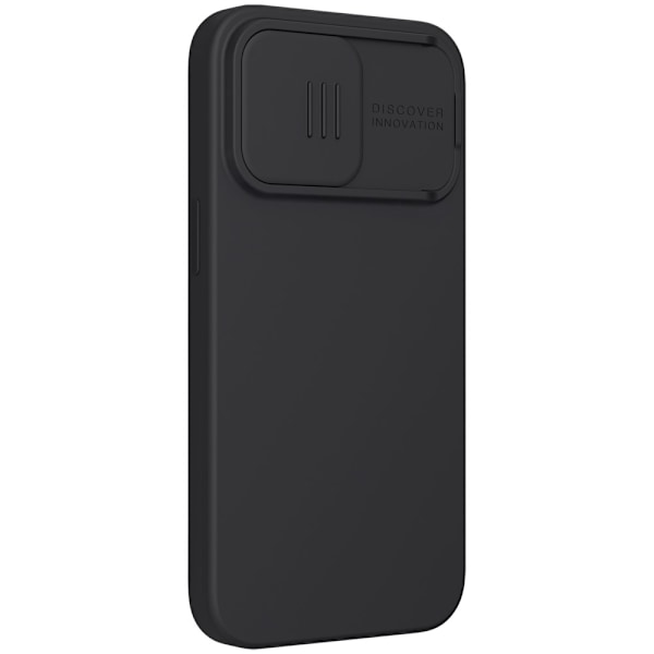 iPhone 13 Pro Max - NILLKIN MagSafe CamShield Silky Liquid Skal - Svart