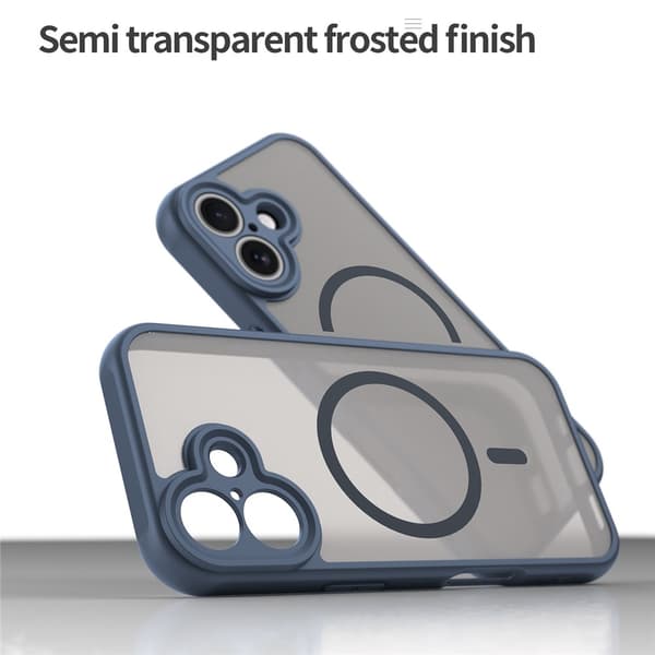 iPhone 17 Skal MagSafe Hybrid Blå