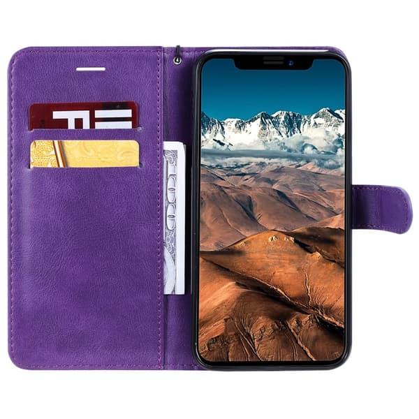 iPhone 11 Pro Max - Plånboksfodral - Lila Purple Lila