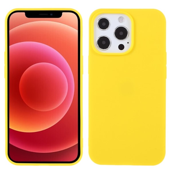 iPhone 13 Pro - Matt TPU Skal - Gul