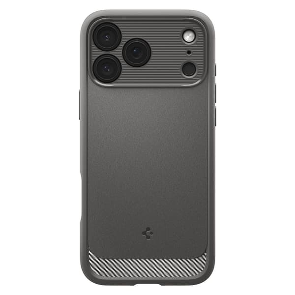 Spigen iPhone 17 Pro Max Skal MagSafe Rugged Armor Grå