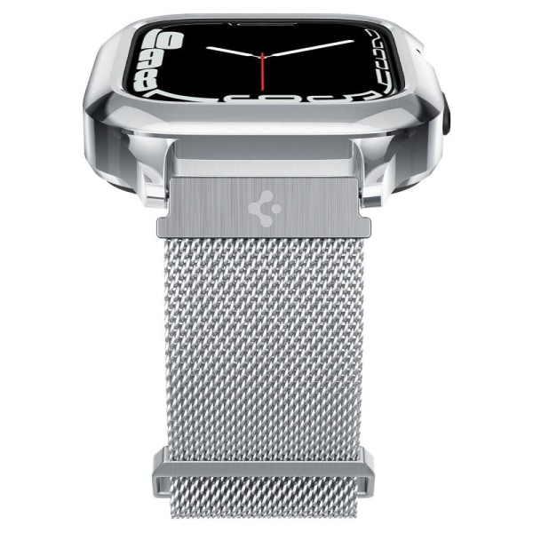 Spigen Apple Watch 44/45 mm Armband Metal Fit 'Pro' Silver
