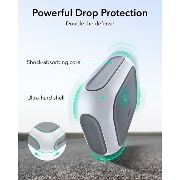 ESR AirPods Pro 3 Skal MagSafe Orbit HaloLock Vit