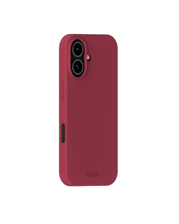 holdit iPhone 17 Mobilskal Silikon Red Velvet