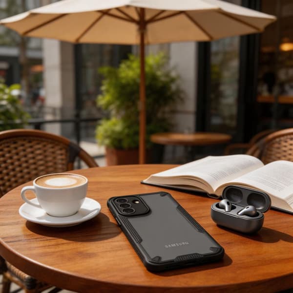 Tech-Protect Samsung Galaxy A57 5G Skal Rugged Shield Matt Svart