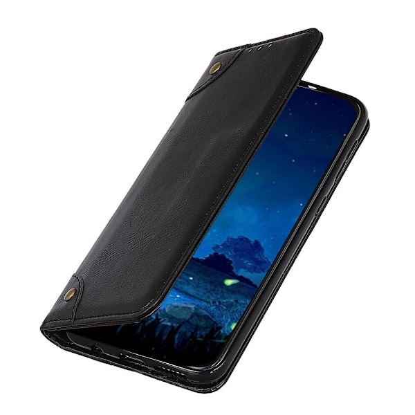 Huawei P40 - Split Läder Plånboksfodral - Svart Black Svart