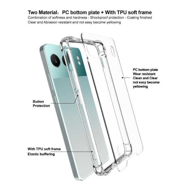 IMAK OnePlus Nord 4 Skal Transparent