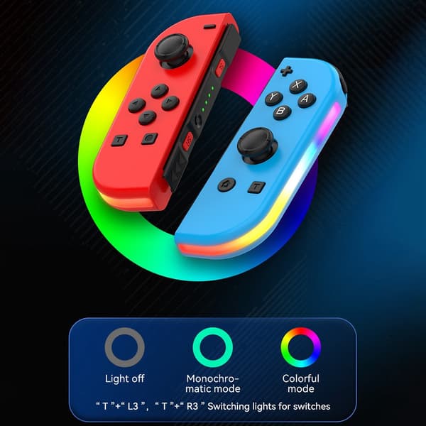 Nintendo Switch Joy-Con Kontroll RGB Rosa / Grön