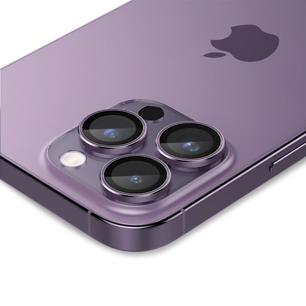 Spigen iPhone 14 Pro / 14 Pro Max 2-PACK Optik.tR "Ez Fit" Linsskydd
