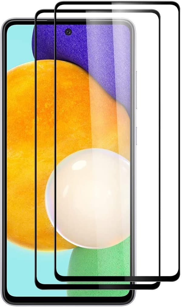 2-Pack Samsung A56 Heltäckande Skärmskydd i Härdat Glas