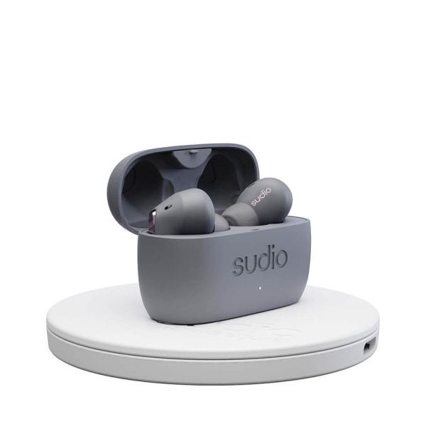 Sudio Hörlur In-Ear E2 True Wireless ANC Skiffergrå
