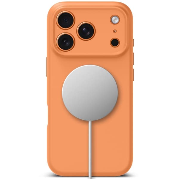 Tech-Protect iPhone 17 Pro Skal MagSafe Silicone Cosmic Orange