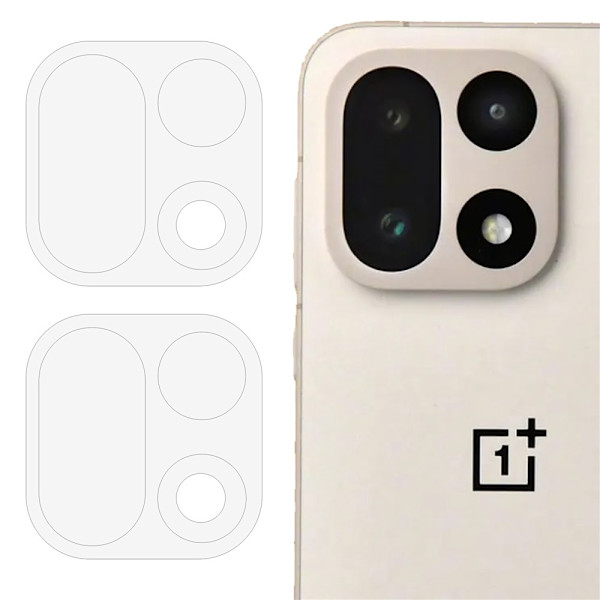 OnePlus 15 2-PACK Linsskydd Härdat Glas Transparent