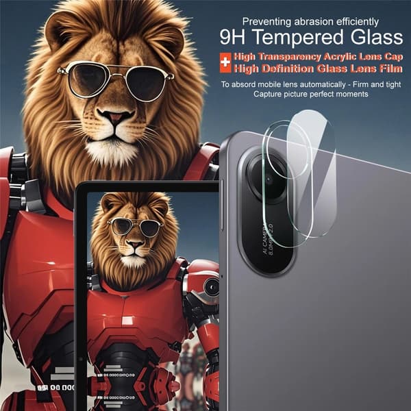IMAK Xiaomi Redmi Pad 2 Linsskydd Härdat Glas Transparent