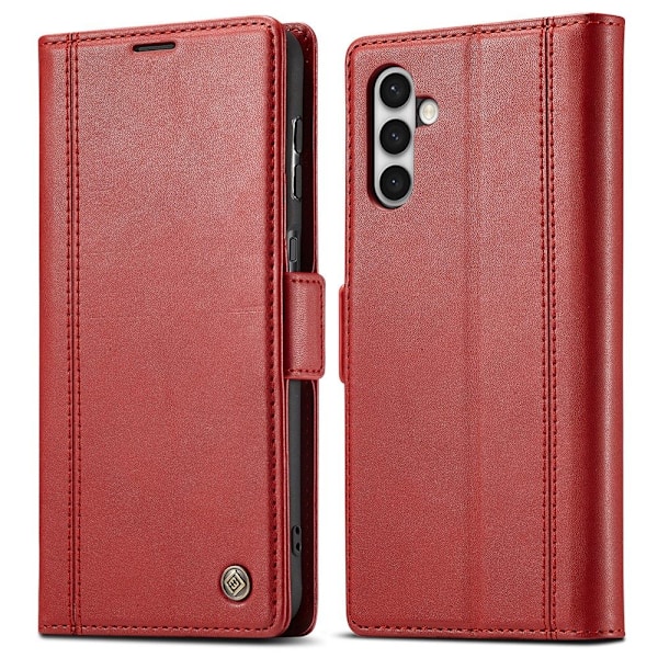 LC.IMEEKE Samsung Galaxy S23 Fodral Läder Röd